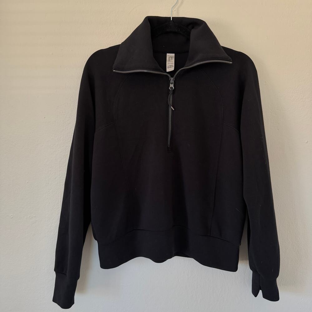 Spanx half zip Pullover sweatshirt